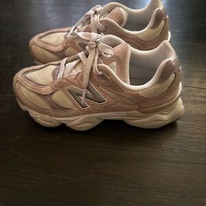 New Balance Pink and Cream Athletic Shoes